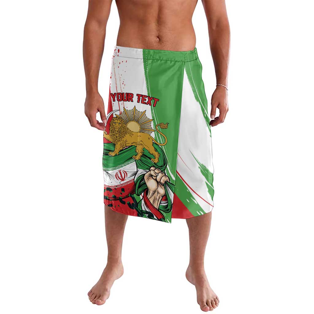 Free Iran Lion and Sun Personalized Lavalava Persian Freedom Protest