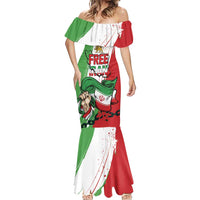 Free Iran Lion and Sun Personalized Mermaid Dress Persian Freedom Protest