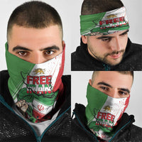 Free Iran Lion and Sun Neck Gaiter Persian Freedom Protest