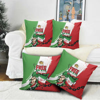 Free Iran Lion and Sun Pillow Cover Persian Freedom Protest