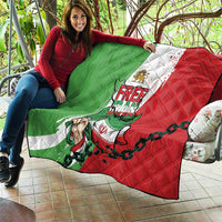 Free Iran Lion and Sun Quilt Persian Freedom Protest