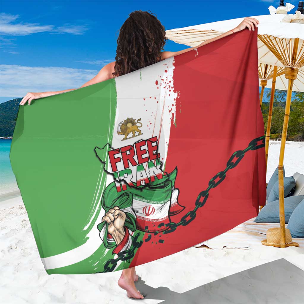 Free Iran Lion and Sun Sarong Persian Freedom Protest