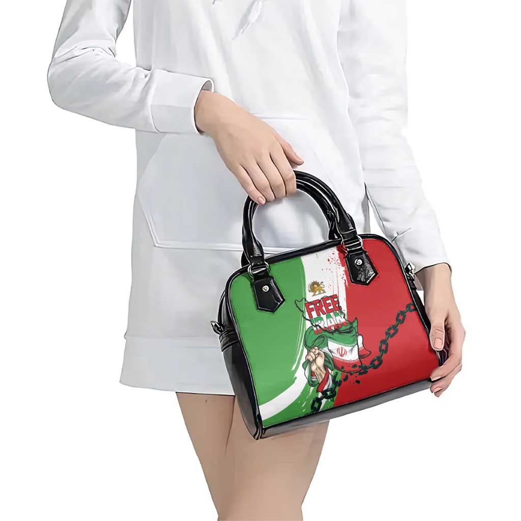 Free Iran Lion and Sun Shoulder Handbag Persian Freedom Protest