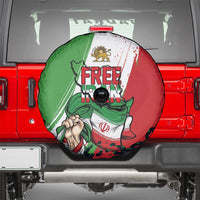 Free Iran Lion and Sun Spare Tire Cover Persian Freedom Protest
