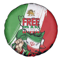 Free Iran Lion and Sun Spare Tire Cover Persian Freedom Protest