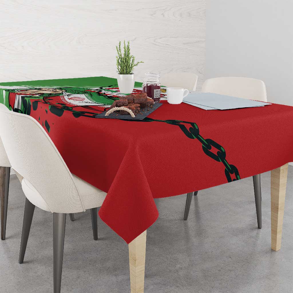 Free Iran Lion and Sun Tablecloth Persian Freedom Protest