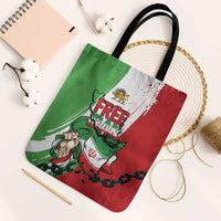 Free Iran Lion and Sun Tote Bag Persian Freedom Protest
