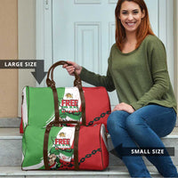Free Iran Lion and Sun Travel Bag Persian Freedom Protest