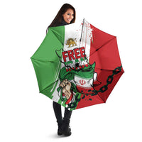 Free Iran Lion and Sun Umbrella Persian Freedom Protest
