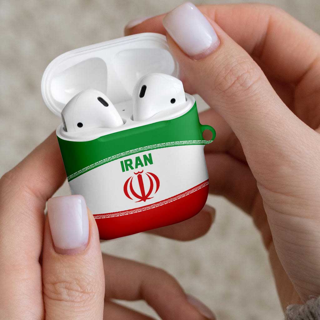Iran Flag AirPods Case Persian Pride National Colors