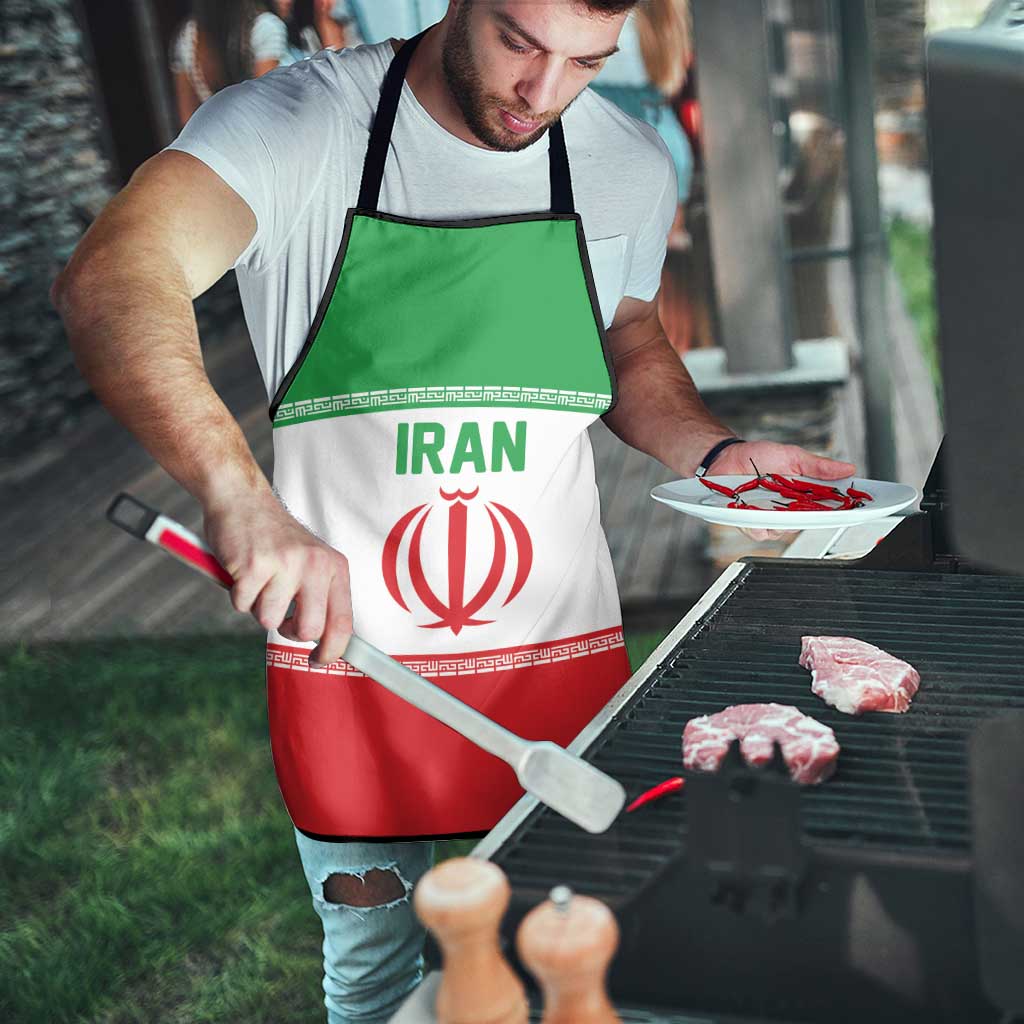 Iran Flag Apron Persian Pride National Colors