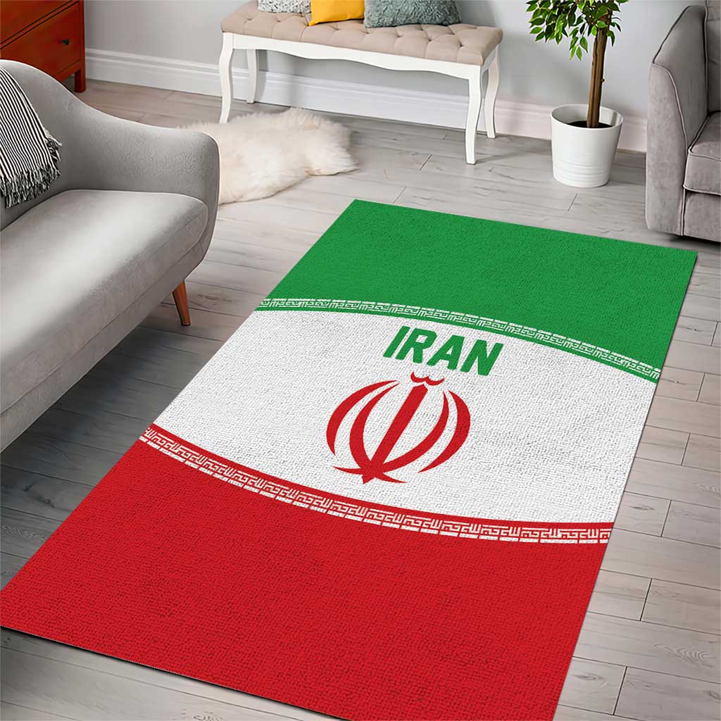 Iran Flag Area Rug Persian Pride National Colors