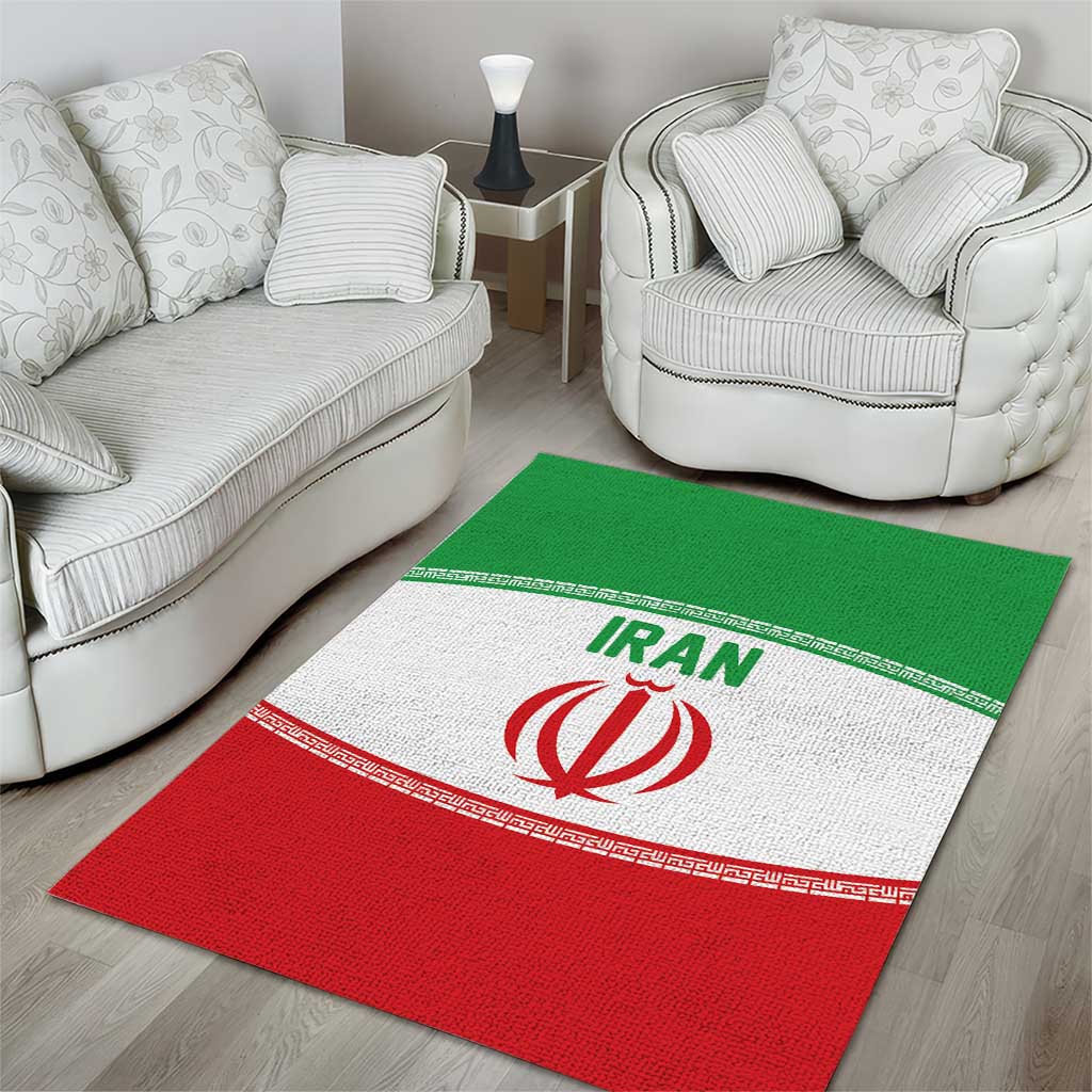 Iran Flag Area Rug Persian Pride National Colors