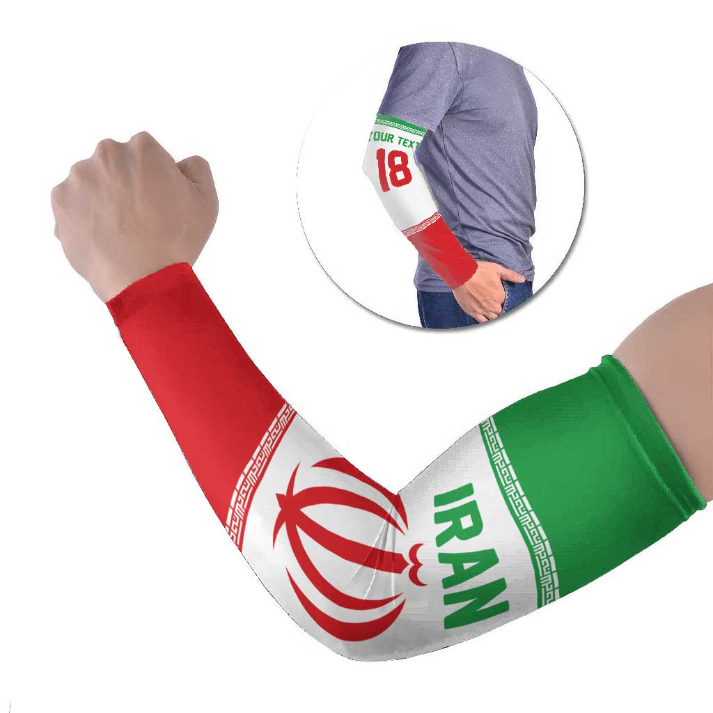 Iran Flag Custom Arm Sleeves Persian Pride National Colors