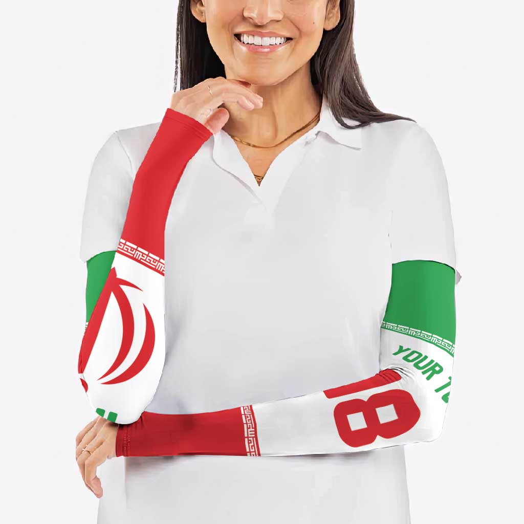 Iran Flag Custom Arm Sleeves Persian Pride National Colors