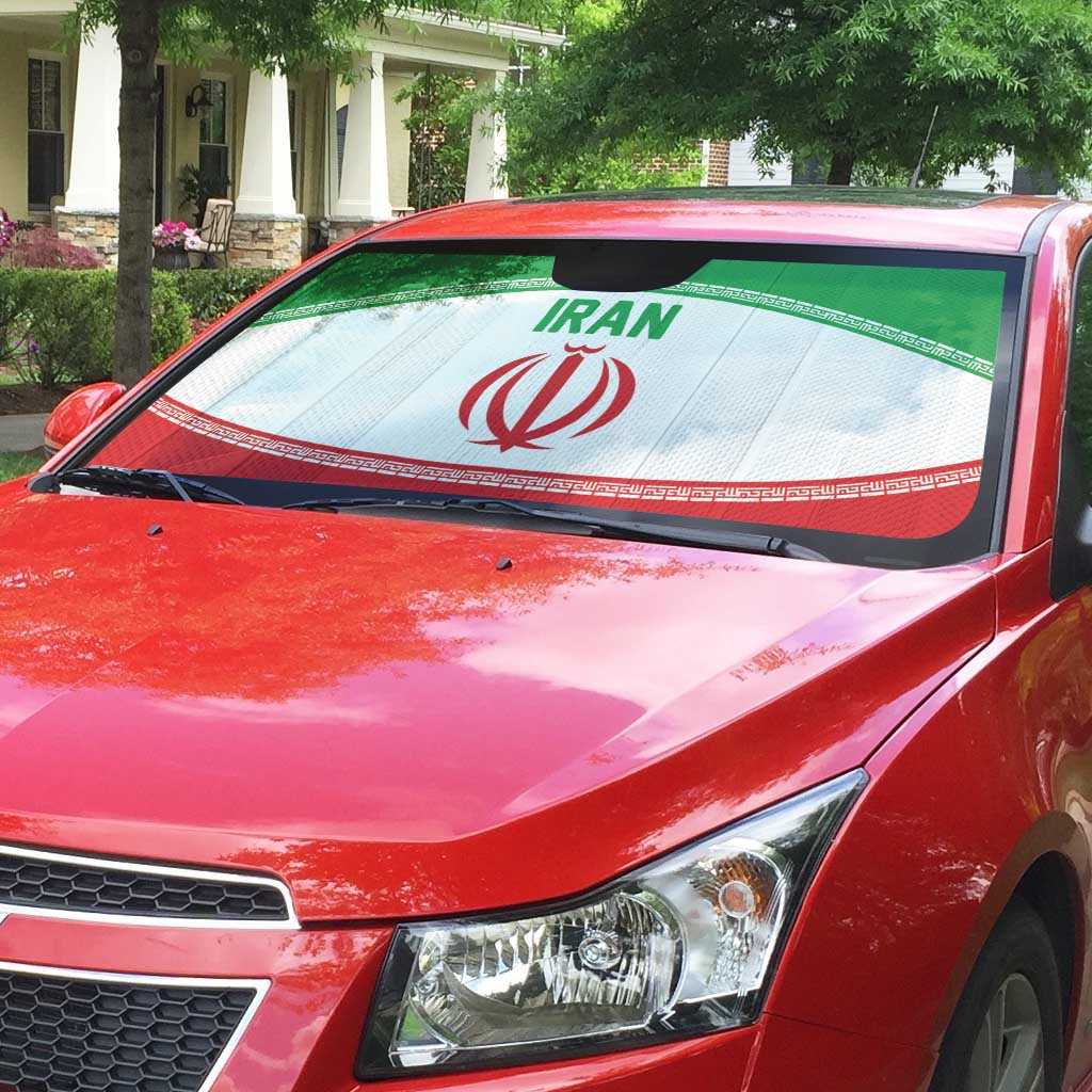 Iran Flag Auto Sun Shade Persian Pride National Colors