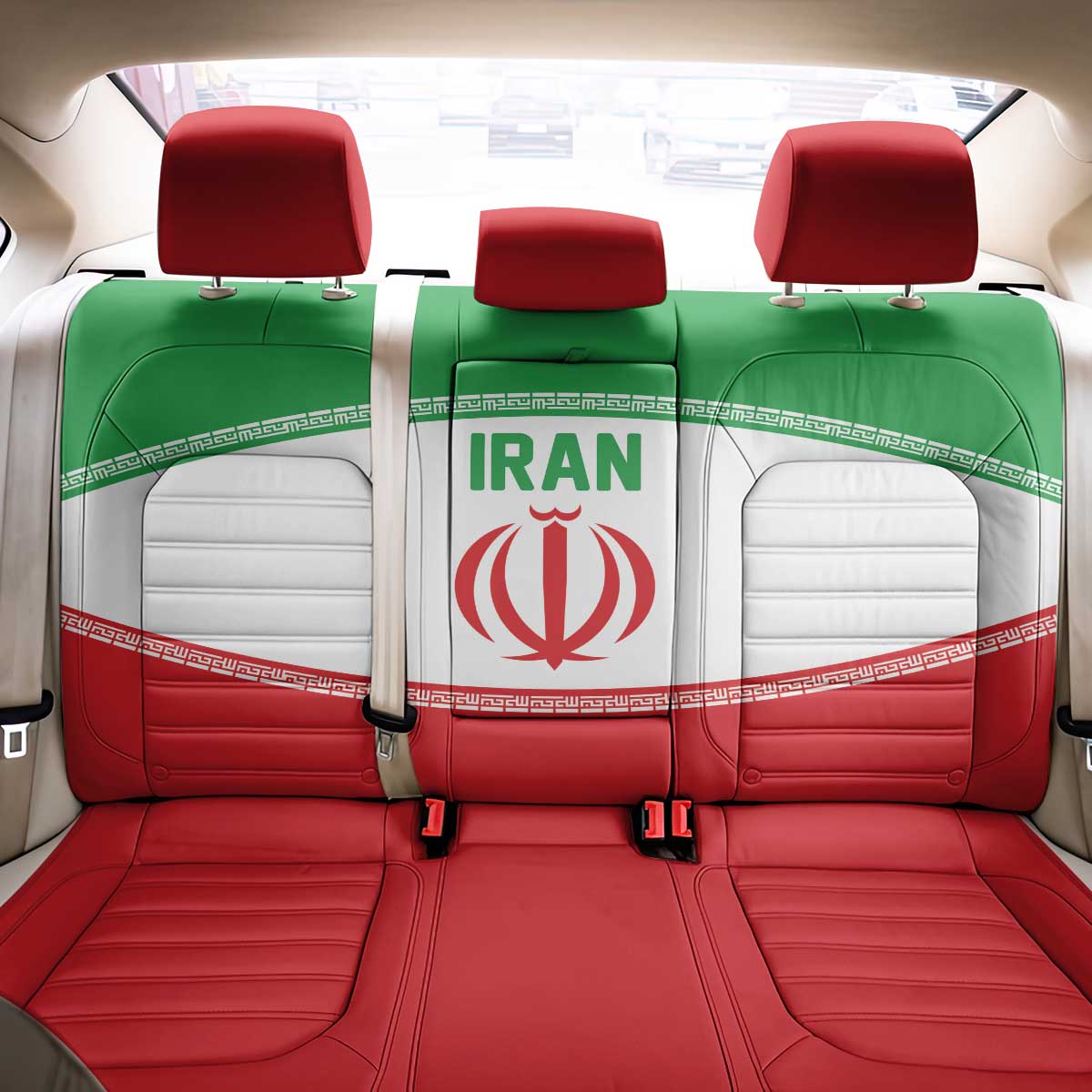 Iran Flag Back Car Seat Cover Persian Pride National Colors