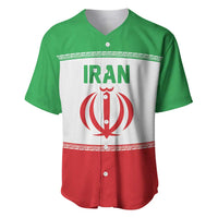 Iran Flag Custom Baseball Jersey Persian Pride National Colors