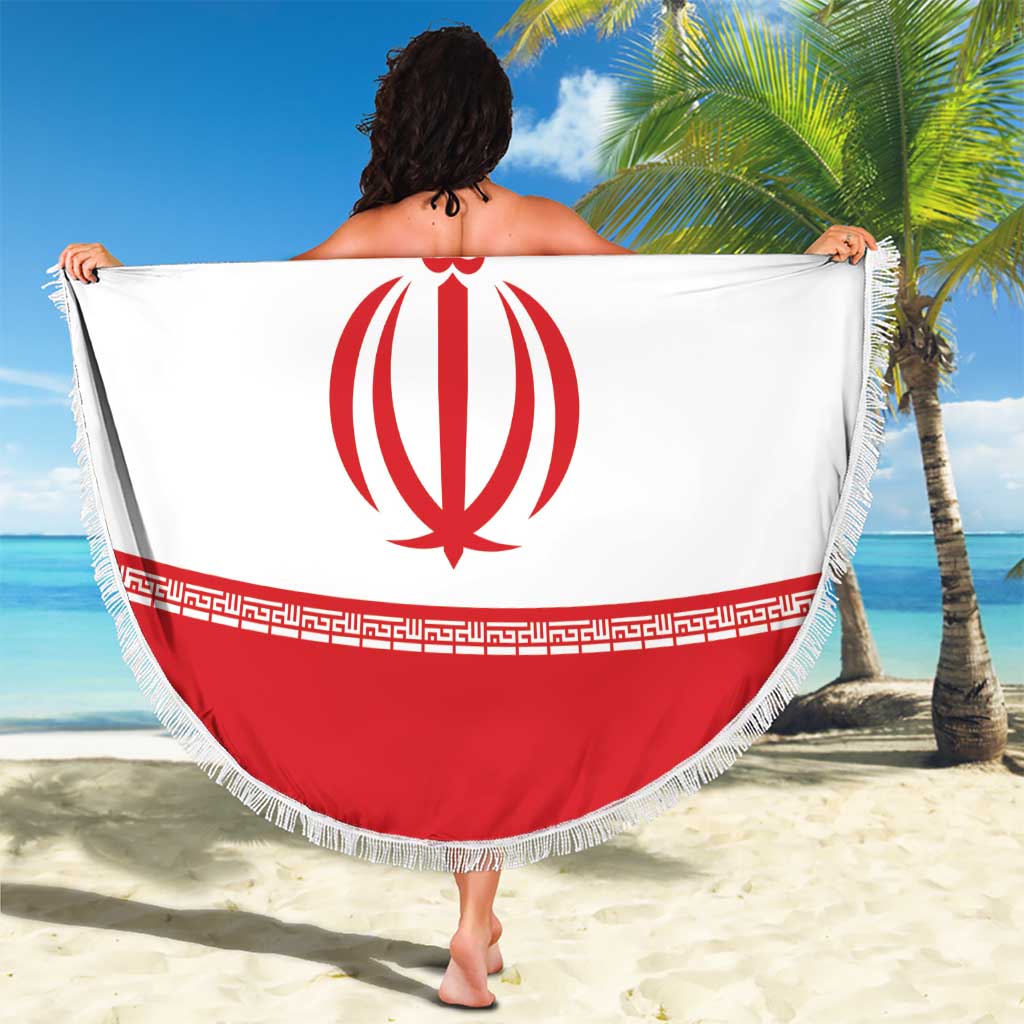 Iran Flag Beach Blanket Persian Pride National Colors