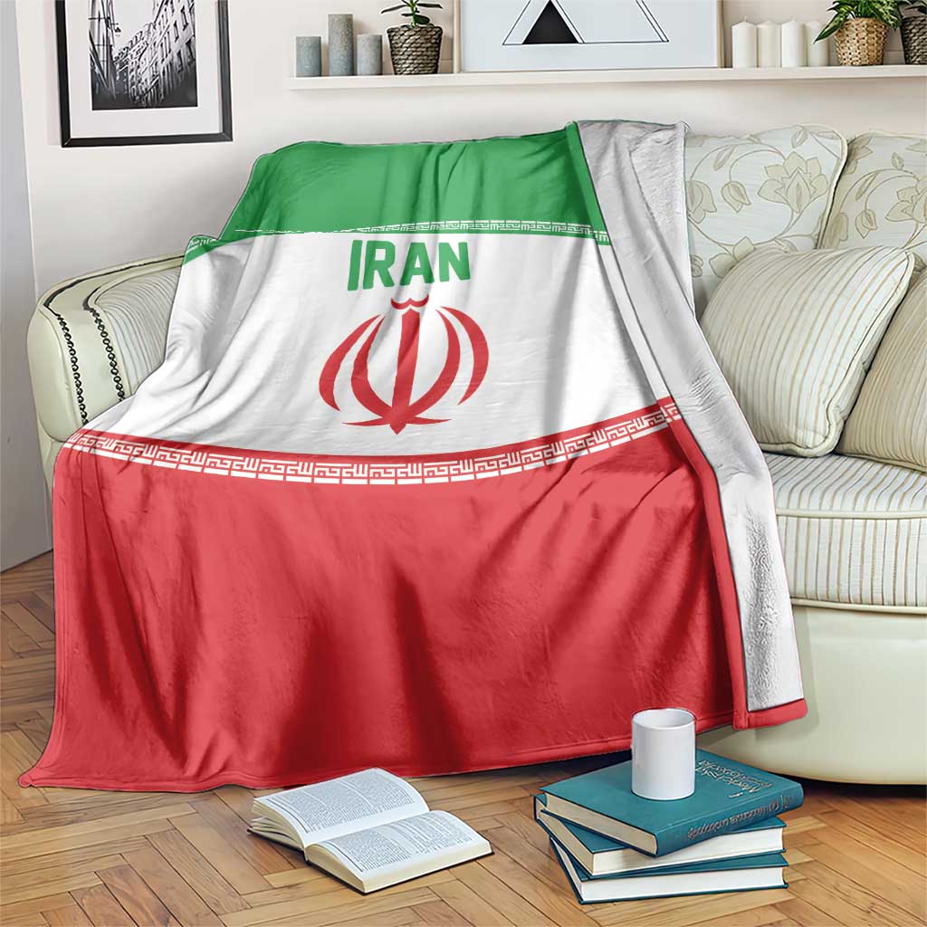 Iran Flag Blanket Persian Pride National Colors