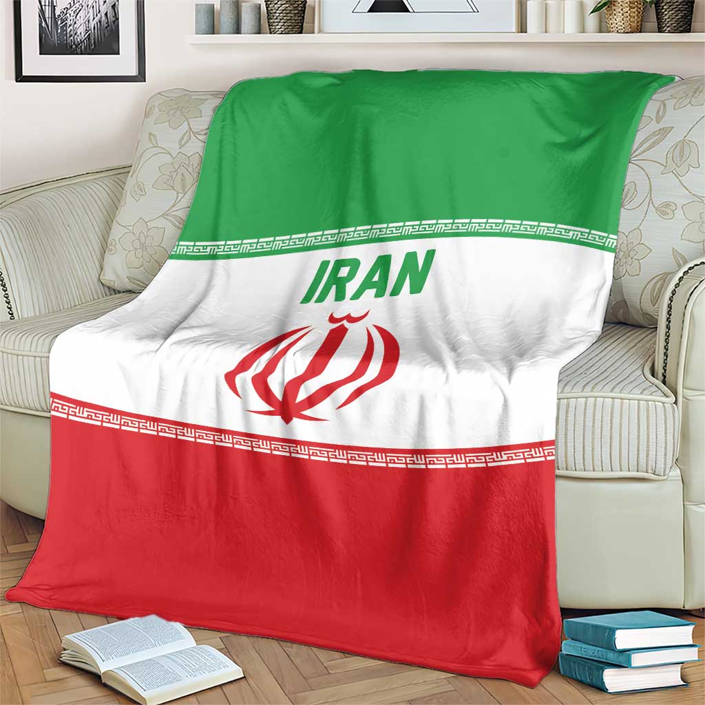 Iran Flag Blanket Persian Pride National Colors