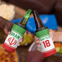 Iran Flag Custom 4 in 1 Can Cooler Tumbler Persian Pride National Colors
