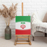 Iran Flag Canvas Wall Art Persian Pride National Colors
