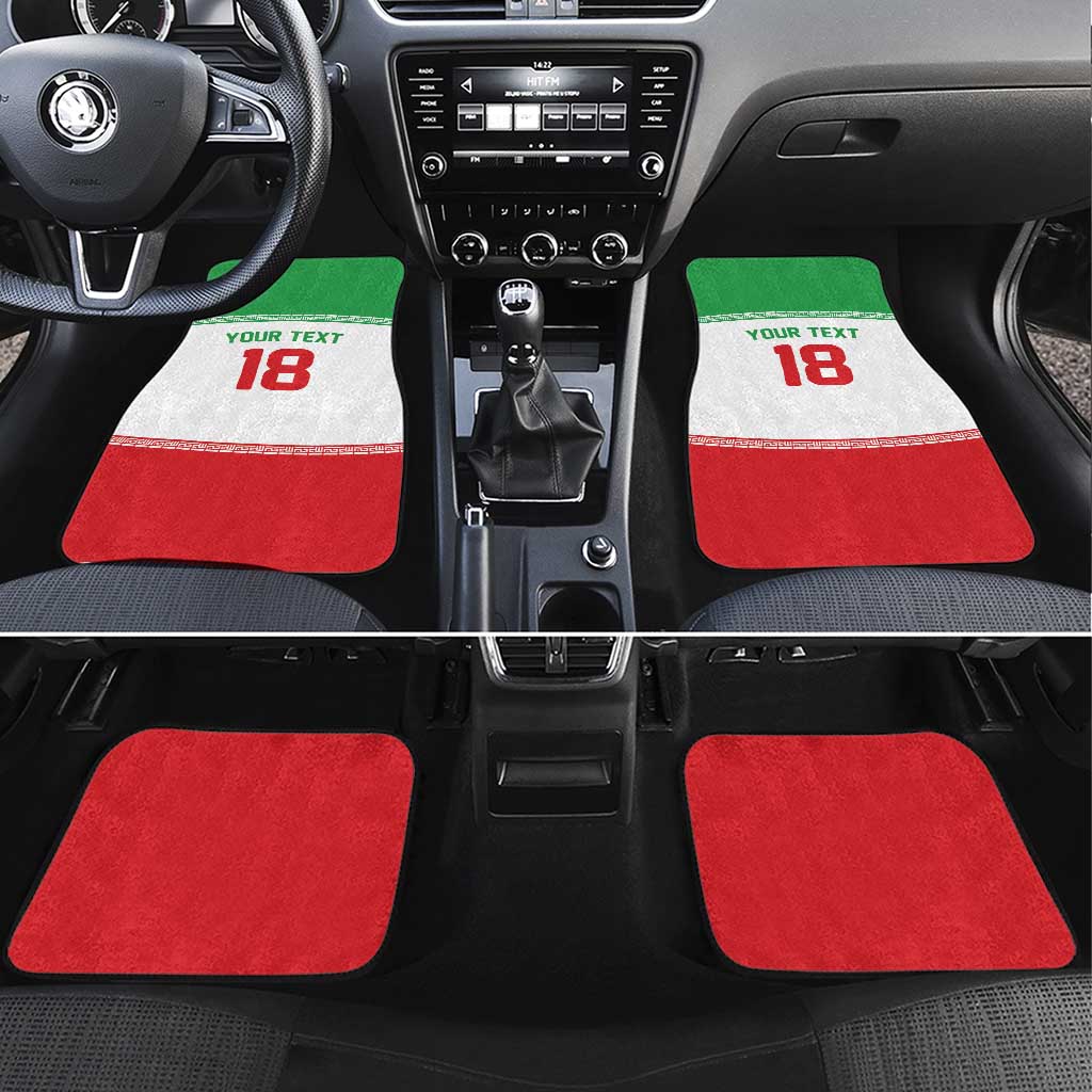 Iran Flag Custom Car Mats Persian Pride National Colors