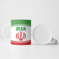 Iran Flag Custom Ceramic Mug Persian Pride National Colors