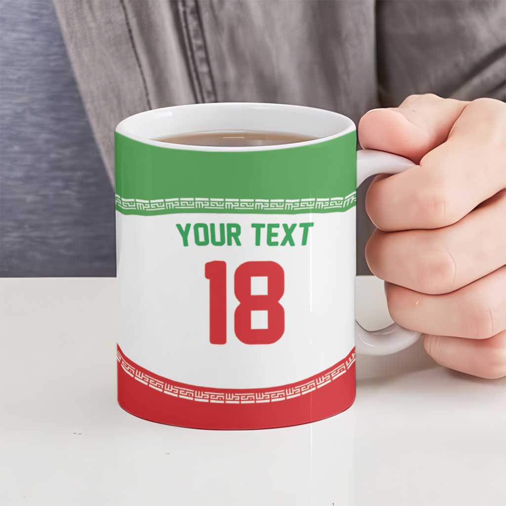 Iran Flag Custom Ceramic Mug Persian Pride National Colors
