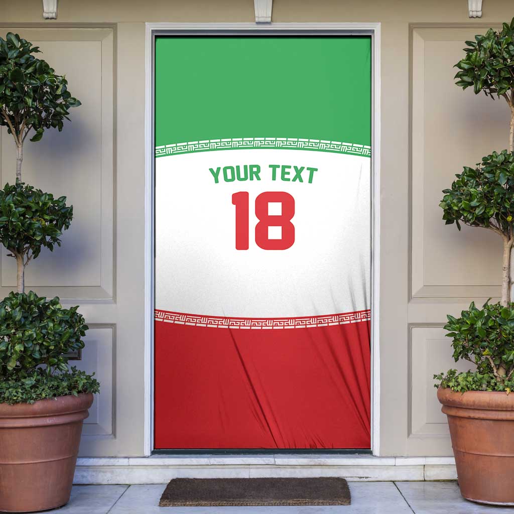 Iran Flag Custom Door Cover Persian Pride National Colors