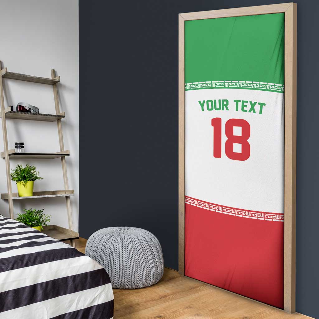 Iran Flag Custom Door Cover Persian Pride National Colors