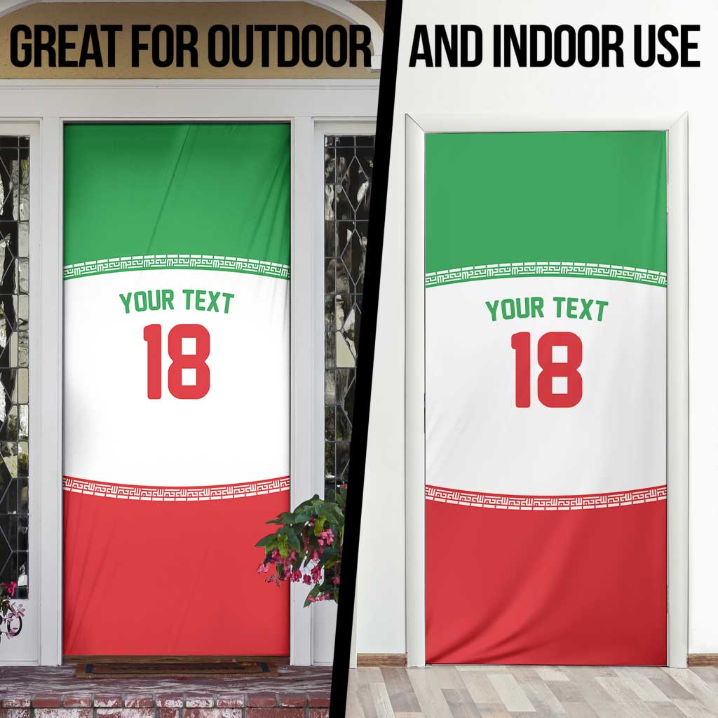 Iran Flag Custom Door Cover Persian Pride National Colors