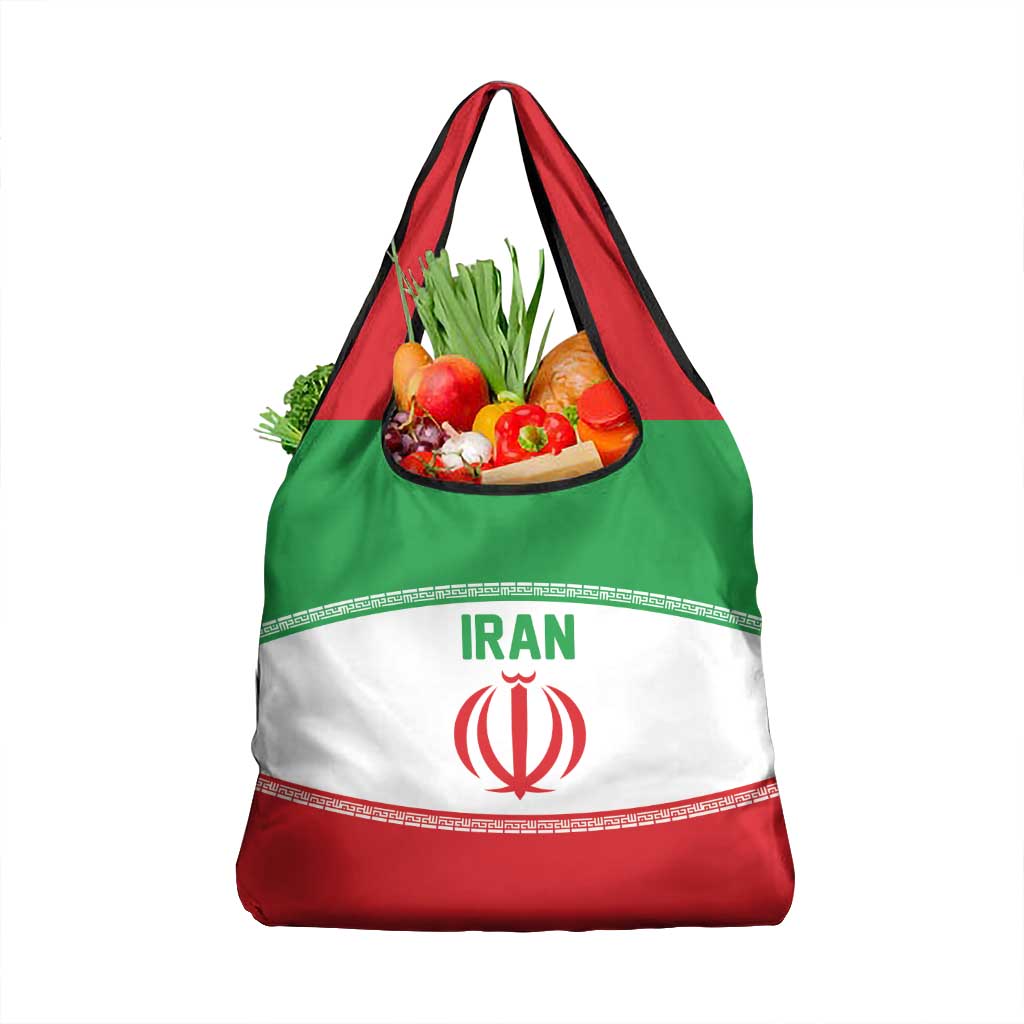 Iran Flag Grocery Bag Persian Pride National Colors