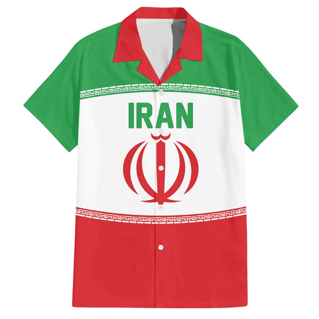 Iran Flag Custom Hawaiian Shirt Persian Pride National Colors