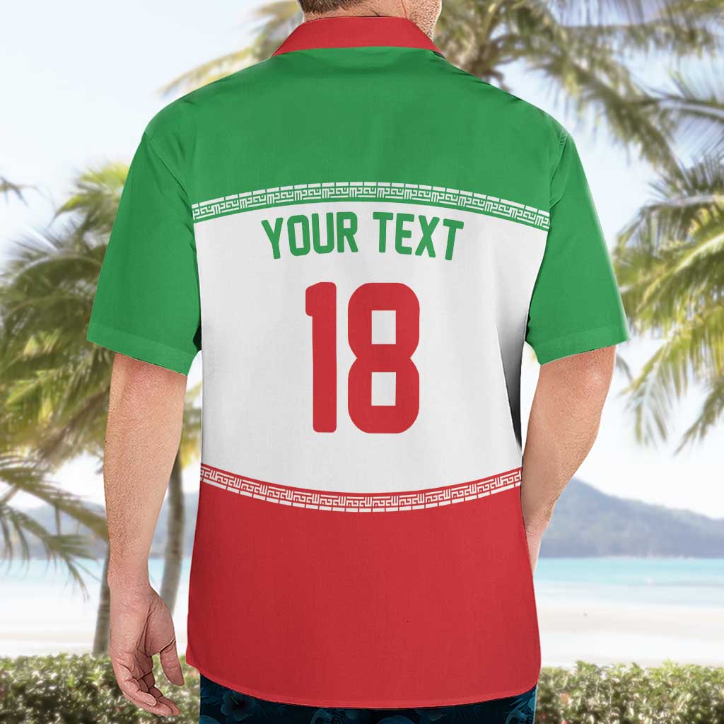 Iran Flag Custom Hawaiian Shirt Persian Pride National Colors
