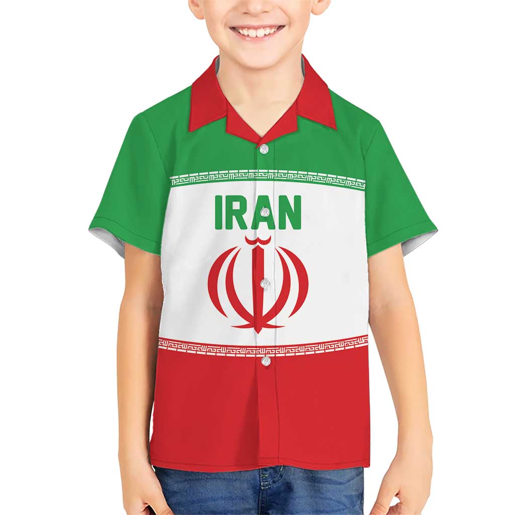 Iran Flag Custom Hawaiian Shirt Persian Pride National Colors