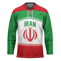 Iran Flag Custom Hockey Jersey Persian Pride National Colors