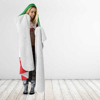 Iran Flag Hooded Blanket Persian Pride National Colors
