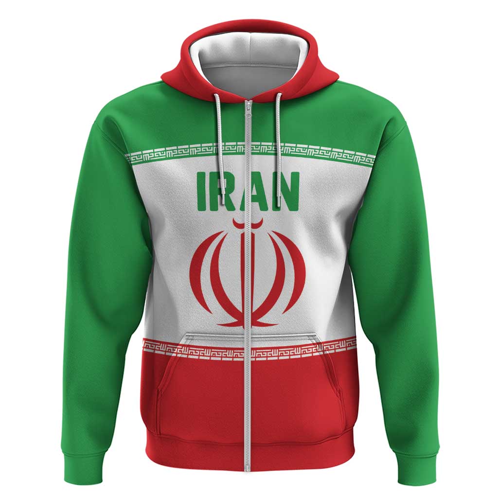 Iran Flag Custom Hoodie Persian Pride National Colors