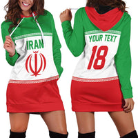 Iran Flag Custom Hoodie Dress Persian Pride National Colors
