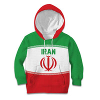 Iran Flag Custom Kid Hoodie Persian Pride National Colors