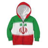 Iran Flag Custom Kid Hoodie Persian Pride National Colors