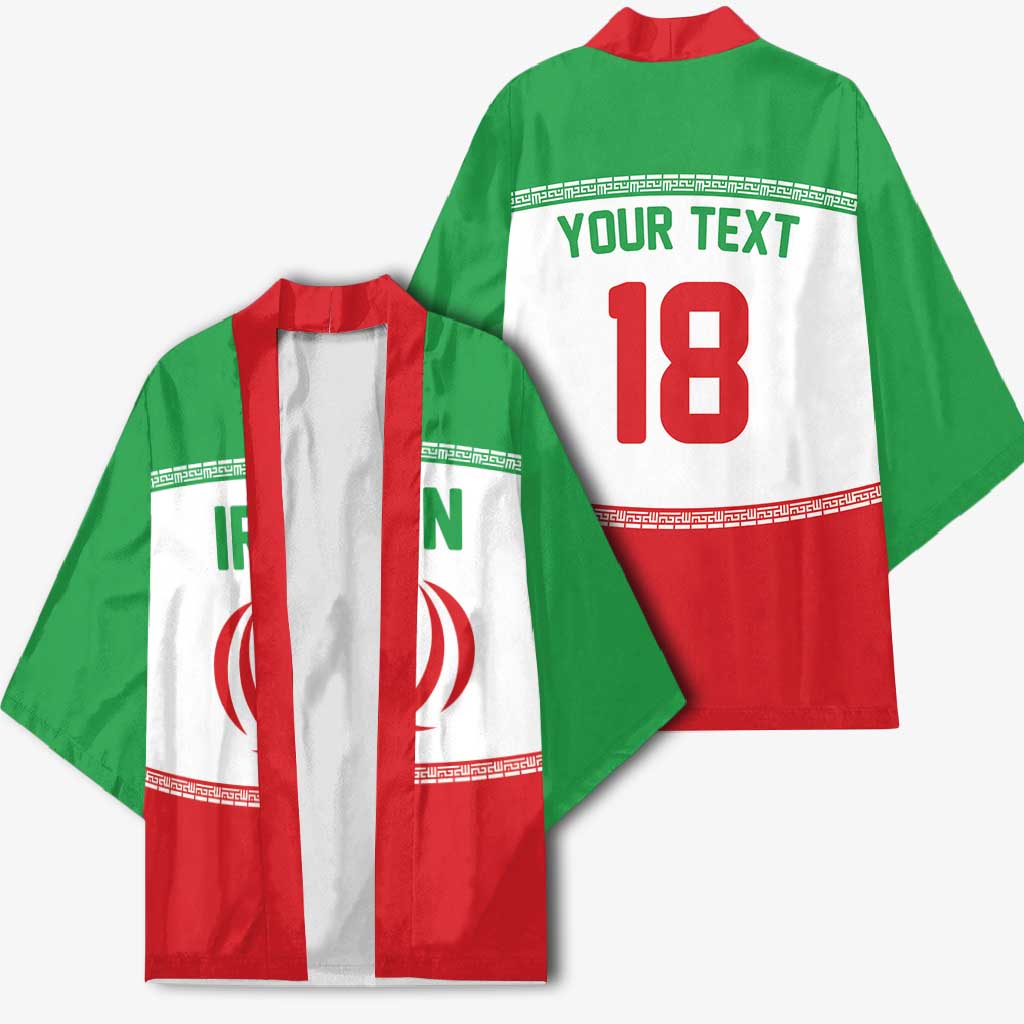 Iran Flag Custom Kimono Persian Pride National Colors