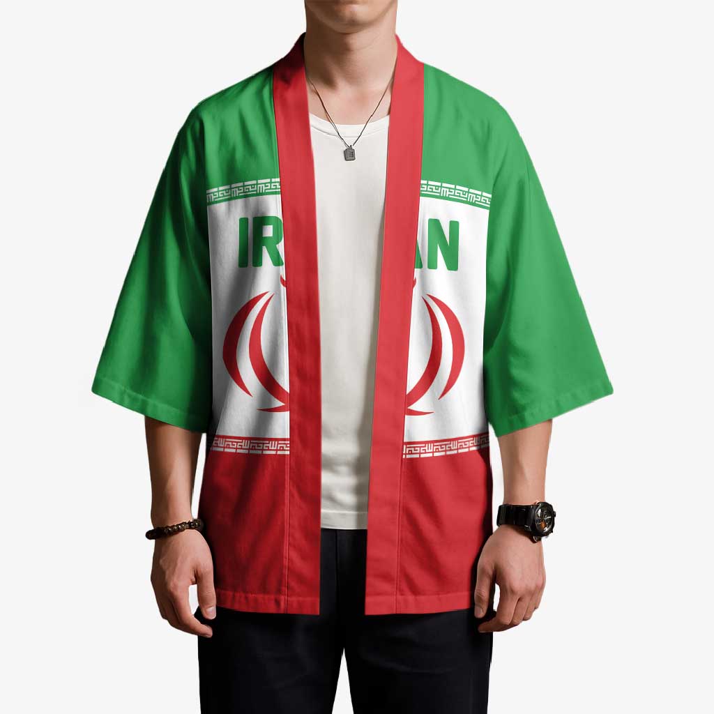 Iran Flag Custom Kimono Persian Pride National Colors