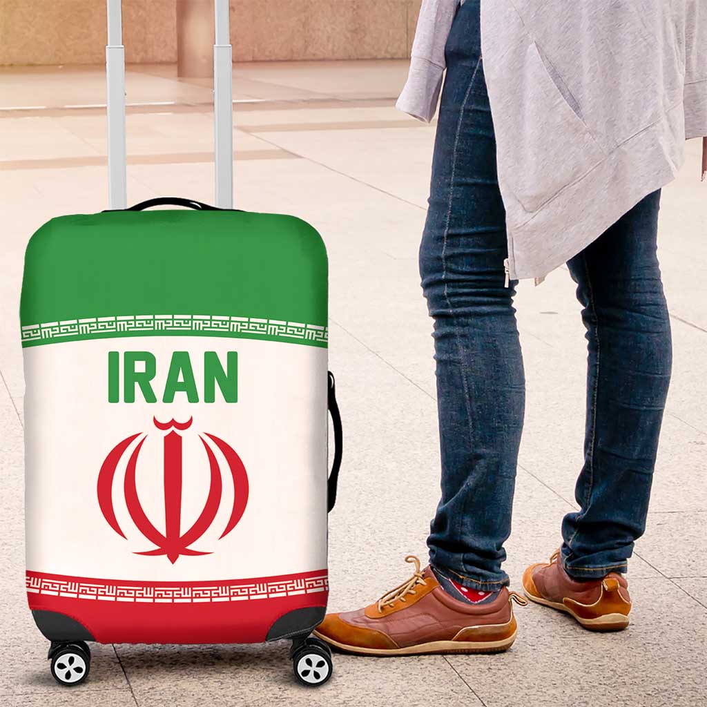 Iran Flag Luggage Cover Persian Pride National Colors