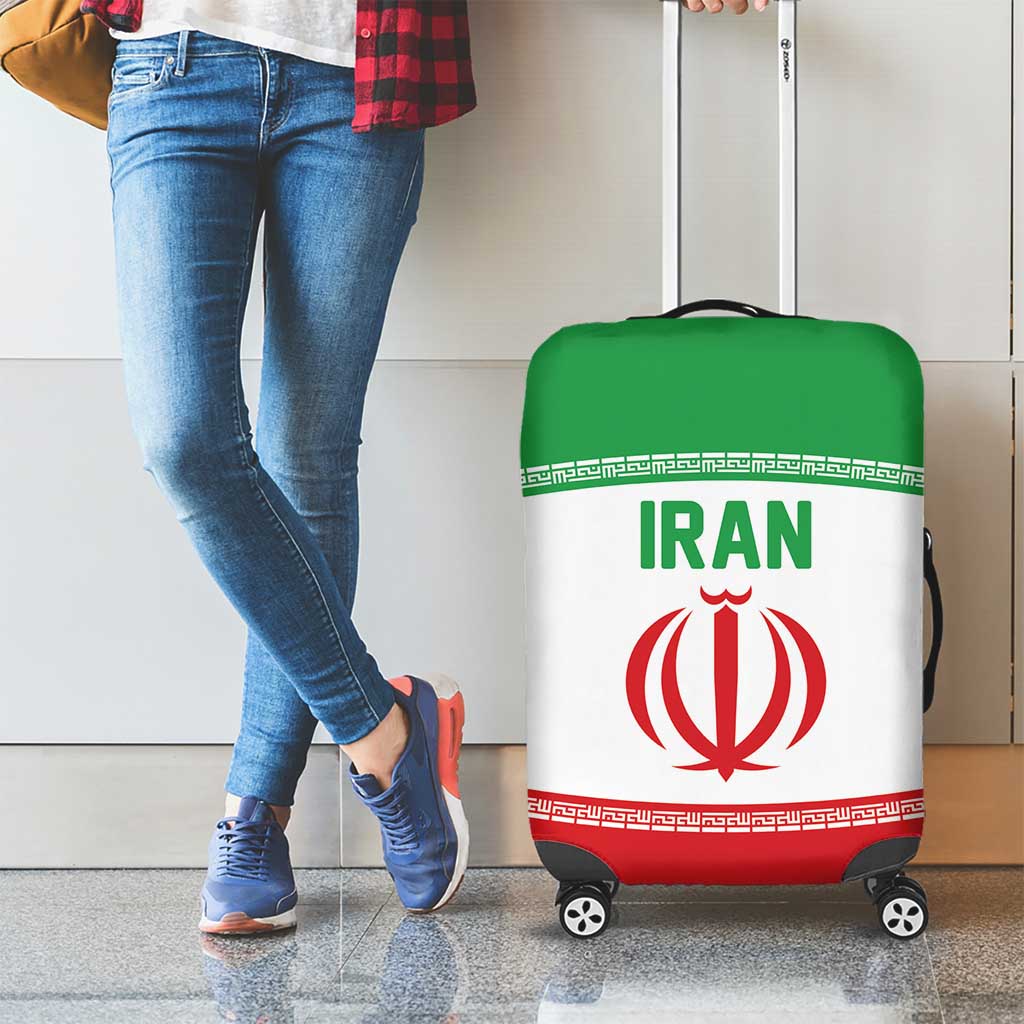 Iran Flag Luggage Cover Persian Pride National Colors