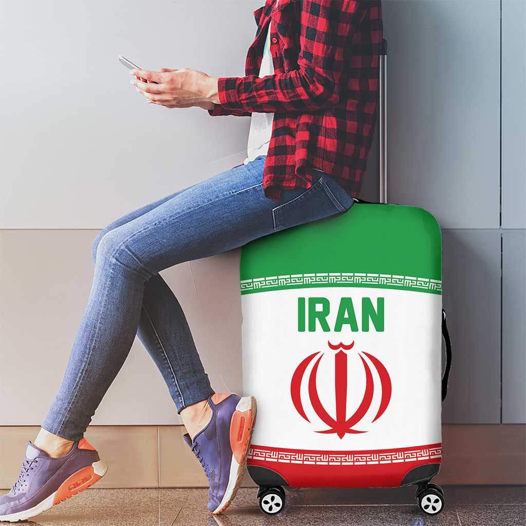 Iran Flag Luggage Cover Persian Pride National Colors