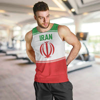 Iran Flag Custom Men Tank Top Persian Pride National Colors