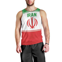 Iran Flag Custom Men Tank Top Persian Pride National Colors